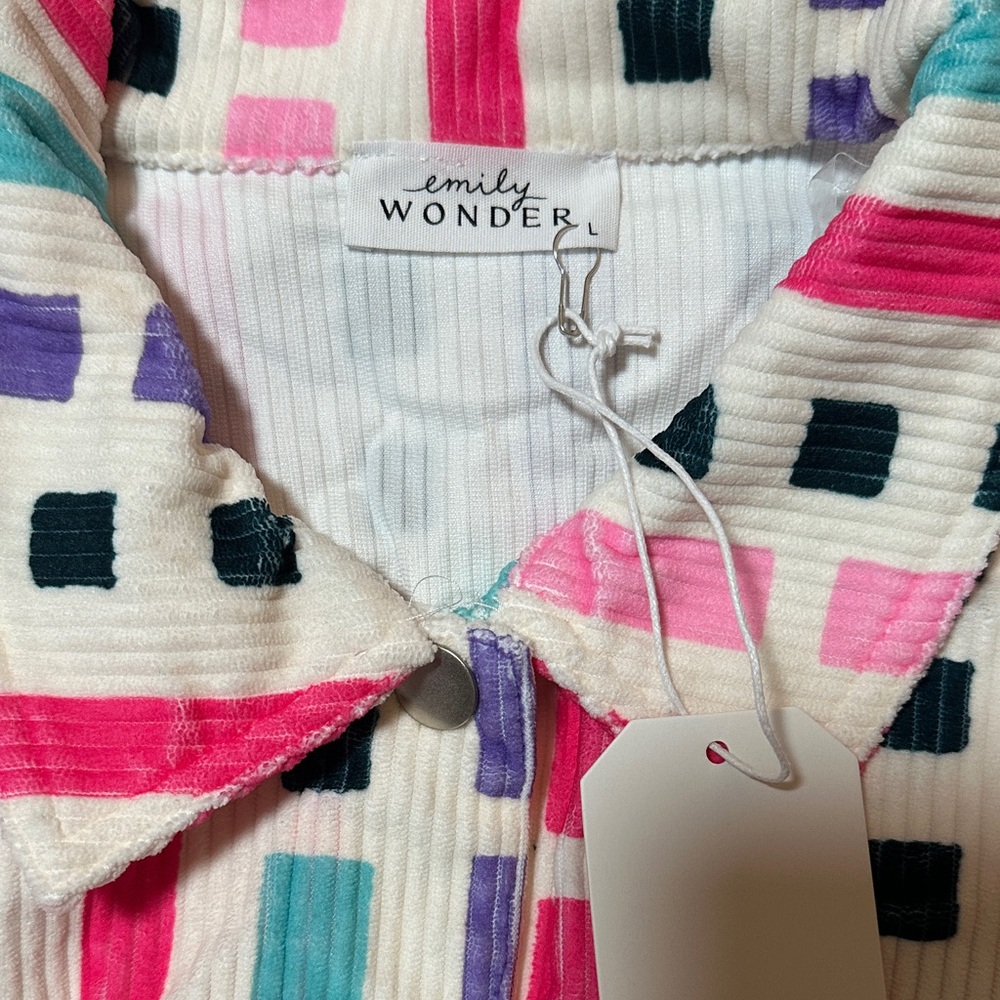 Vibrant Multicolor Striped Jacket - Picture 3 of 3